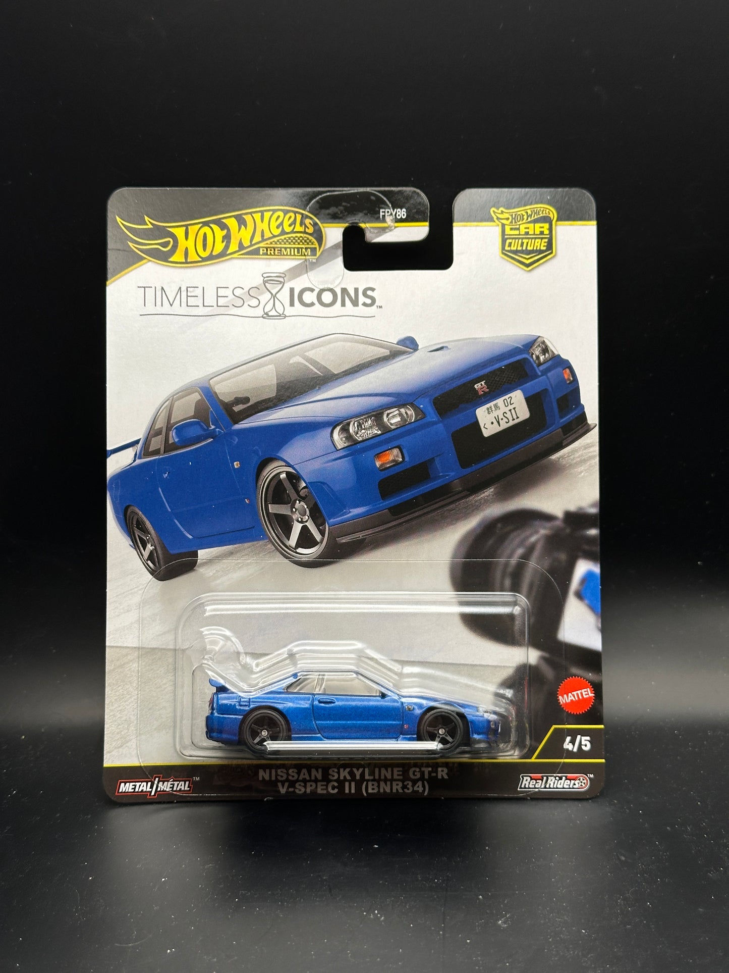 HOT WHEELS - NISSAN SKYLINE GT-R V-SPEC II (BNR34) (2025) - CAR CULTURE - TIMELESS ICONS 4/5