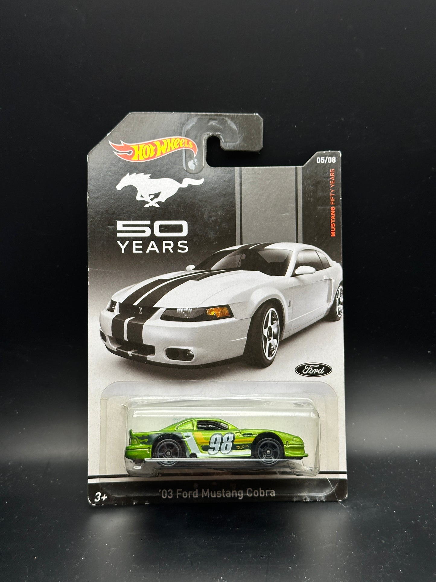 HOT WHEELS - 03 FORD MUSTANG COBRA (2014) MUSTANG 50 YEARS 5/8