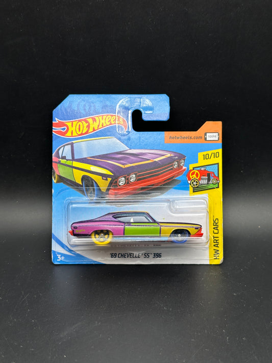 HOT WHEELS - 69 CHEVELLE SS 396 (2018) - HW ART CARS 10/10