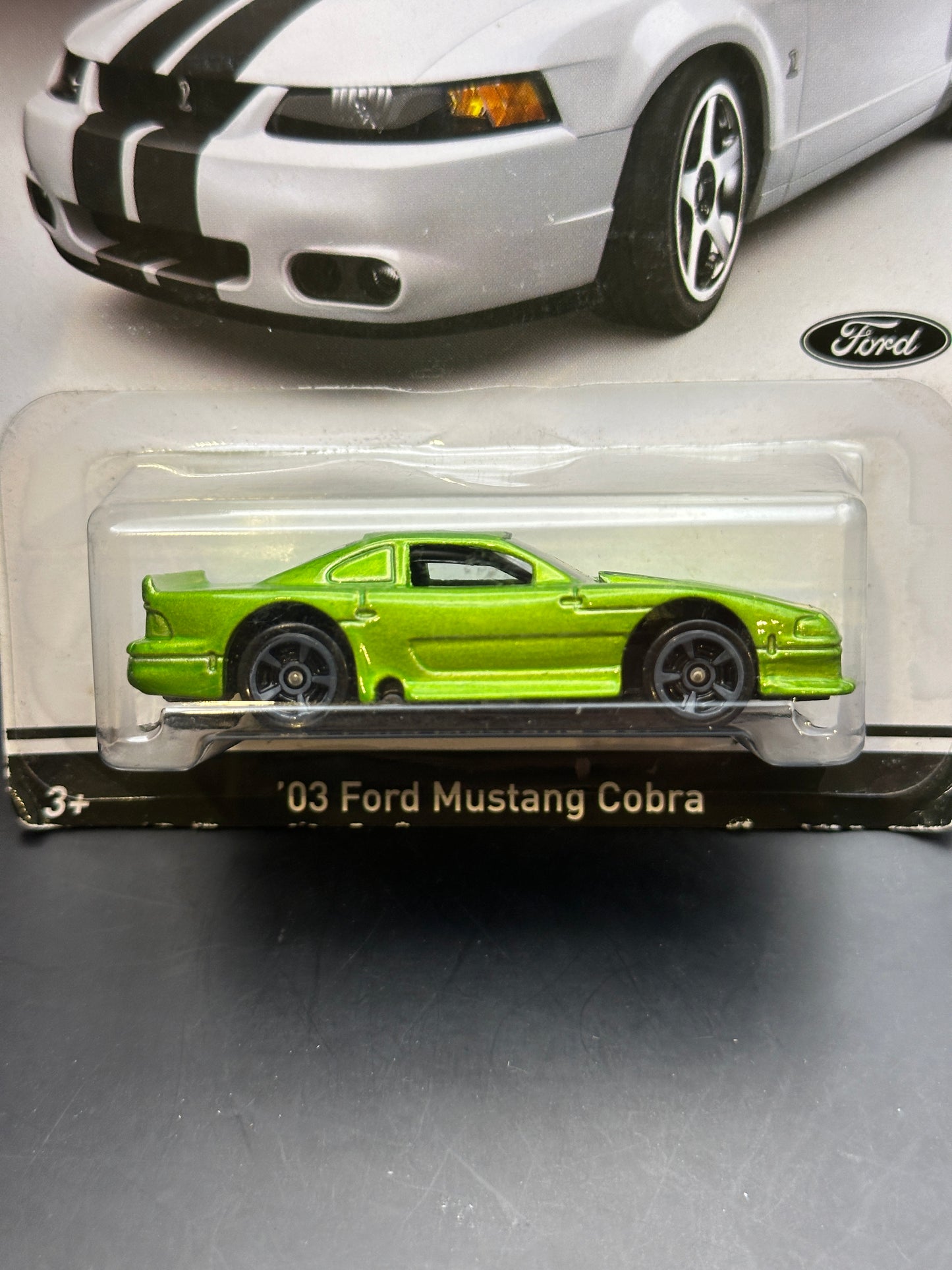 HOT WHEELS - 03 FORD MUSTANG COBRA - ERROR (2014) MUSTANG 50 YEARS 5/8