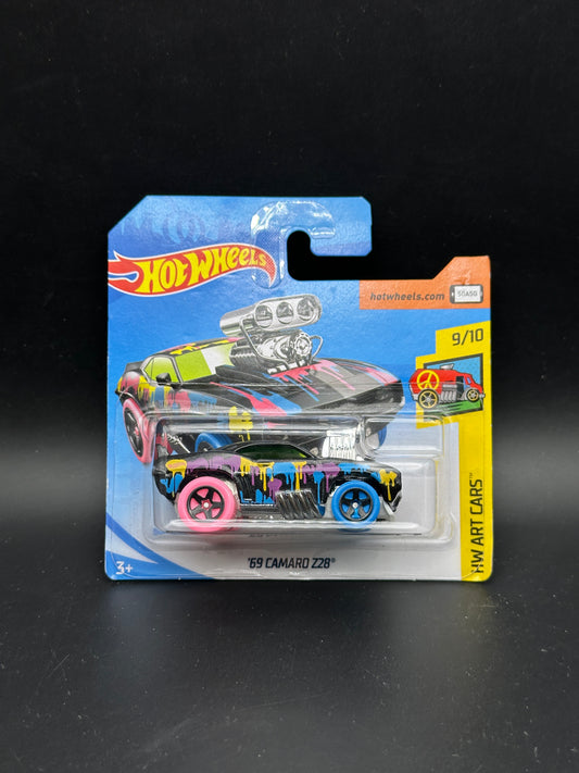 HOT WHEELS - TOONED 69 CAMARO Z28 (2018) - HW ART CARS 9/10