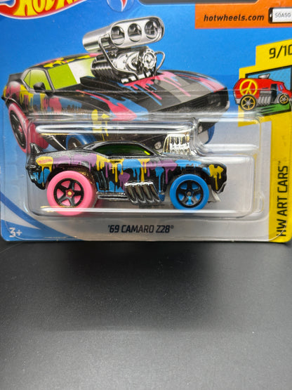 HOT WHEELS - TOONED 69 CAMARO Z28 (2018) - HW ART CARS 9/10