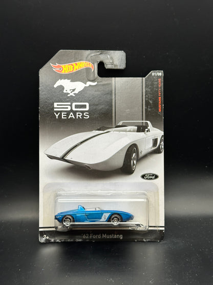 HOT WHEELS - 62 FORD MUSTANG (2014) MUSTANG 50 YEARS 1/8