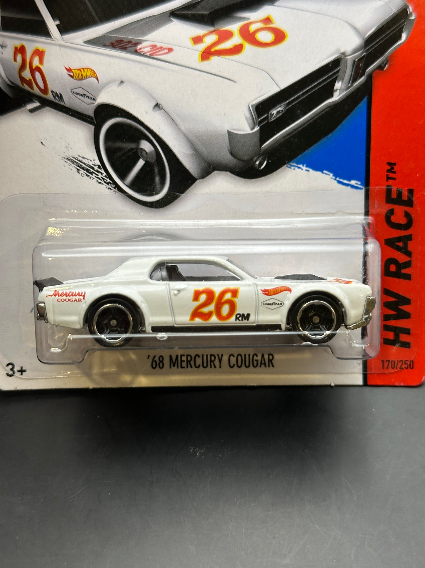 HOT WHEELS - 68 MERCURY COUGAR (2014) - HW RACE