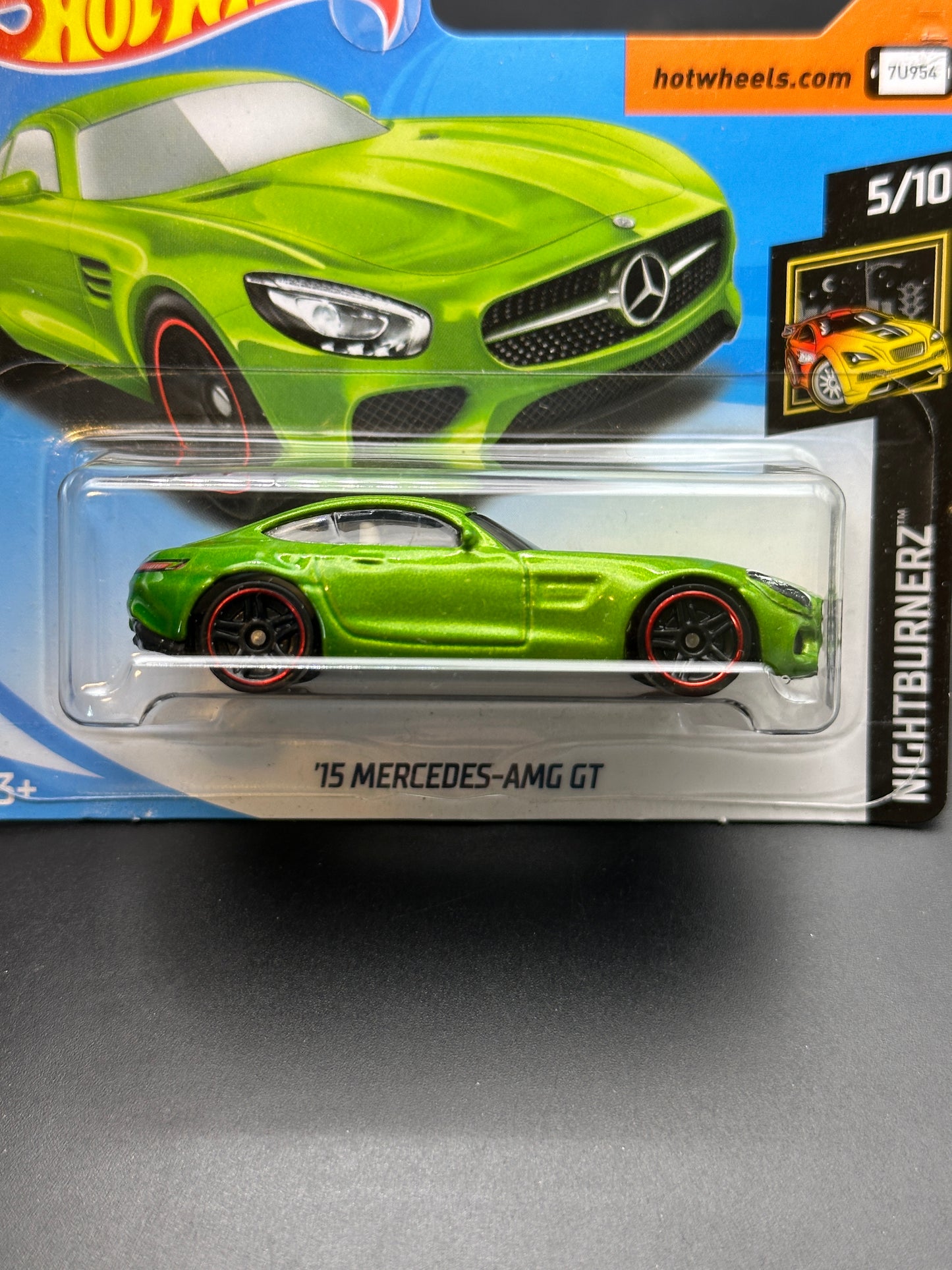 HOT WHEELS - 15 MERCEDES AMG GT (2018) - HW NIGHTBURNERZ 5/10