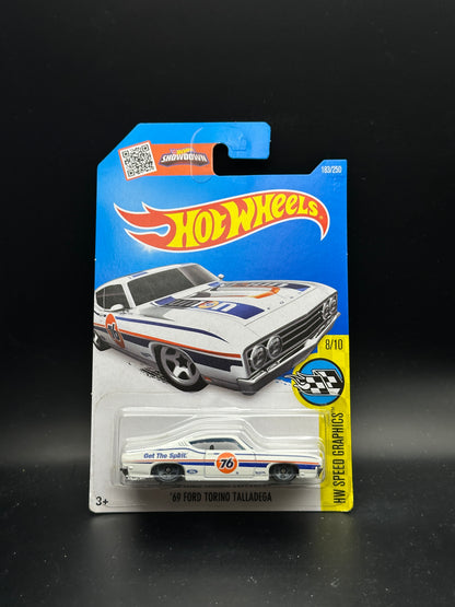 HOT WHEELS - 69 FORD TORINO TALLADEGA (2016) - HW SPEED GRAPHICS 8/10