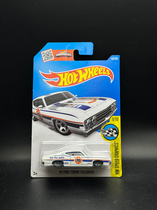 HOT WHEELS - 69 FORD TORINO TALLADEGA (2016) - HW SPEED GRAPHICS 8/10