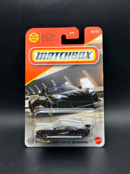 MATCHBOX - 2023 CHEVY CORVETTE Z06 CONVERTIBLE - MATCHBOX DIECAST 40/125