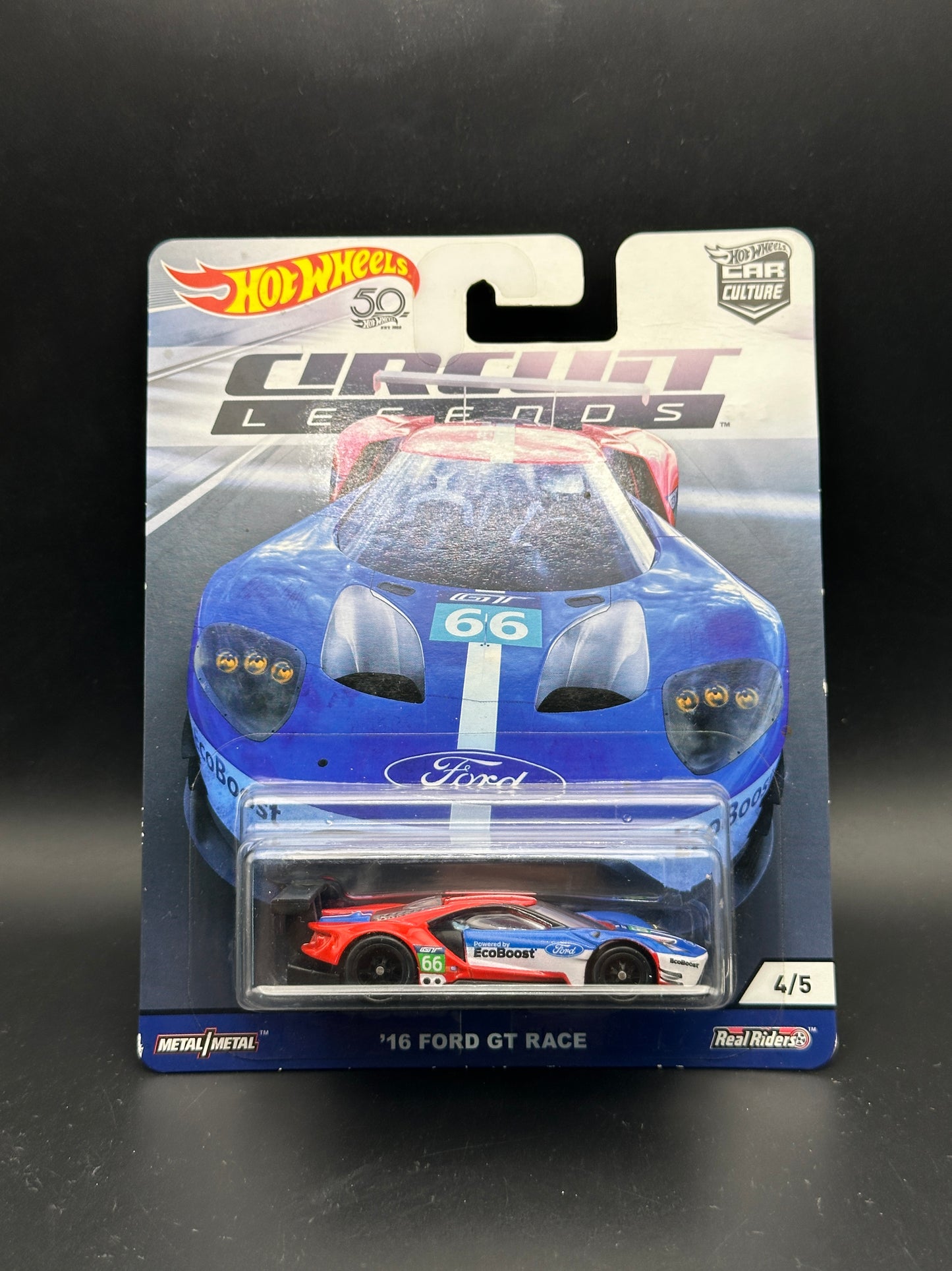 HOT WHEELS - 16 FORD GT RACE (2018) - CAR CULTURE - CIRCUIT LEGENDS 4/5