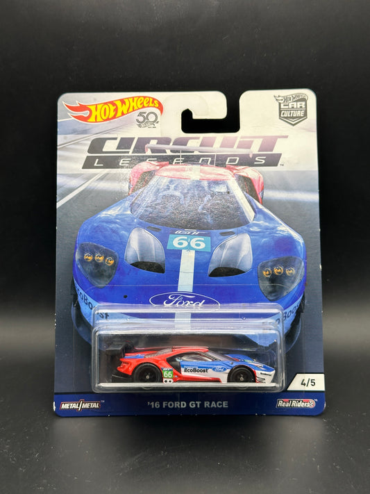 HOT WHEELS - 16 FORD GT RACE (2018) - CAR CULTURE - CIRCUIT LEGENDS 4/5