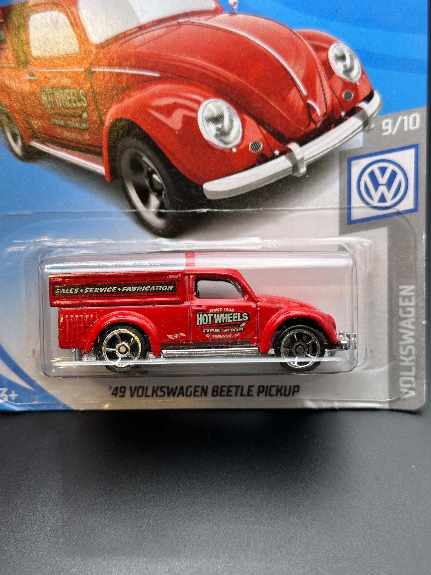 HOT WHEELS - 49 VOLKSWAGEN BEETLE PICKUP (2019) - HW VOLKSWAGEN 9/10