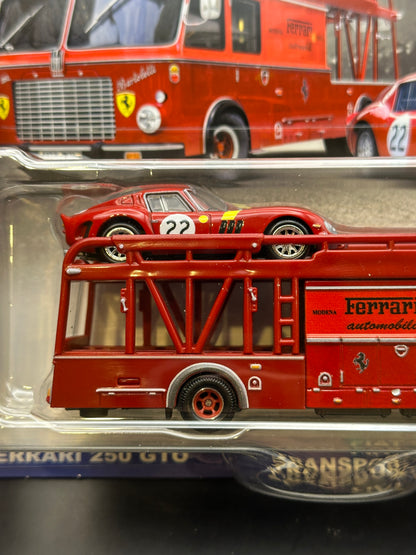 HOT WHEELS - FERRARI 250 GTO (2025) - FIAT 642 RN2 BARTOLETTI TRANSPORTER - TEAM TRANSPORT #83