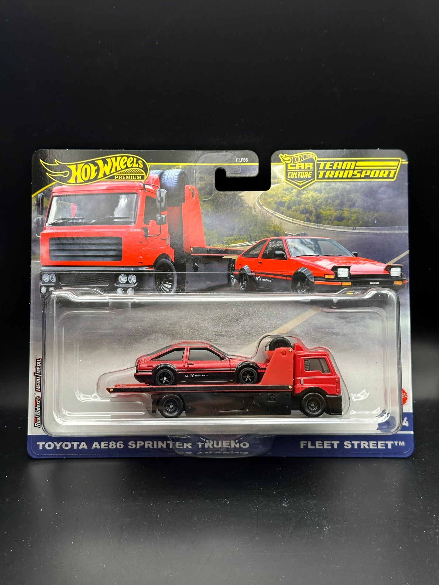 HOT WHEELS - TOYOTA AE86 SPRINTER TRUENO (2025) - FLEET STREET - TEAM TRANSPORT #84