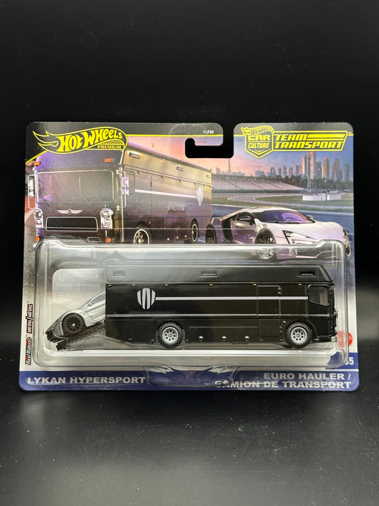 HOT WHEELS - LYKAN HYPERSPORT (2025) - EURO HAULER - TEAM TRANSPORT #85