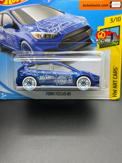 HOT WHEELS - FORD FOCUS RS (2018) - HW ART CARS 3/10