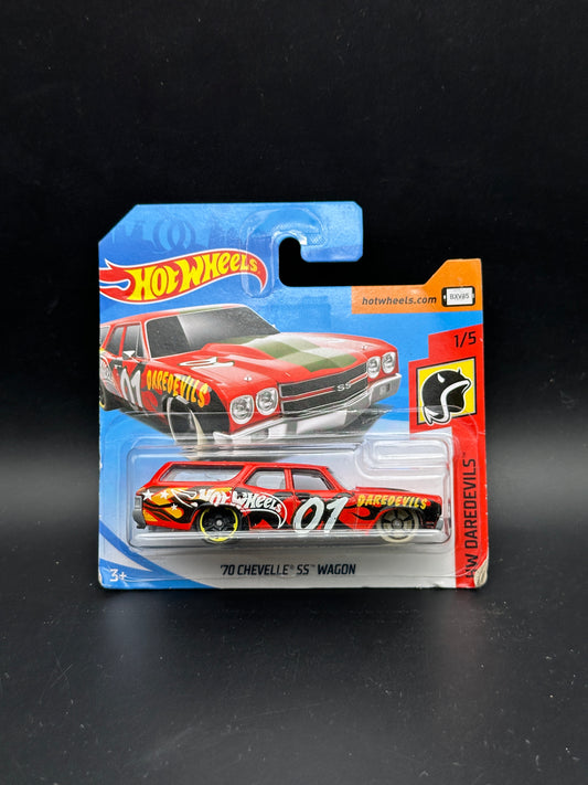 HOT WHEELS - 70 CHEVELLE SS WAGON (2018) - HW DAREDEVILS 1/5
