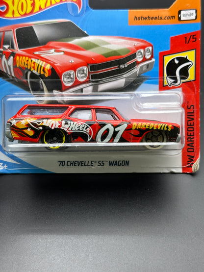 HOT WHEELS - 70 CHEVELLE SS WAGON (2018) - HW DAREDEVILS 1/5