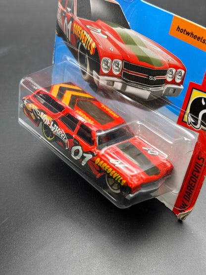 HOT WHEELS - 70 CHEVELLE SS WAGON (2018) - HW DAREDEVILS 1/5