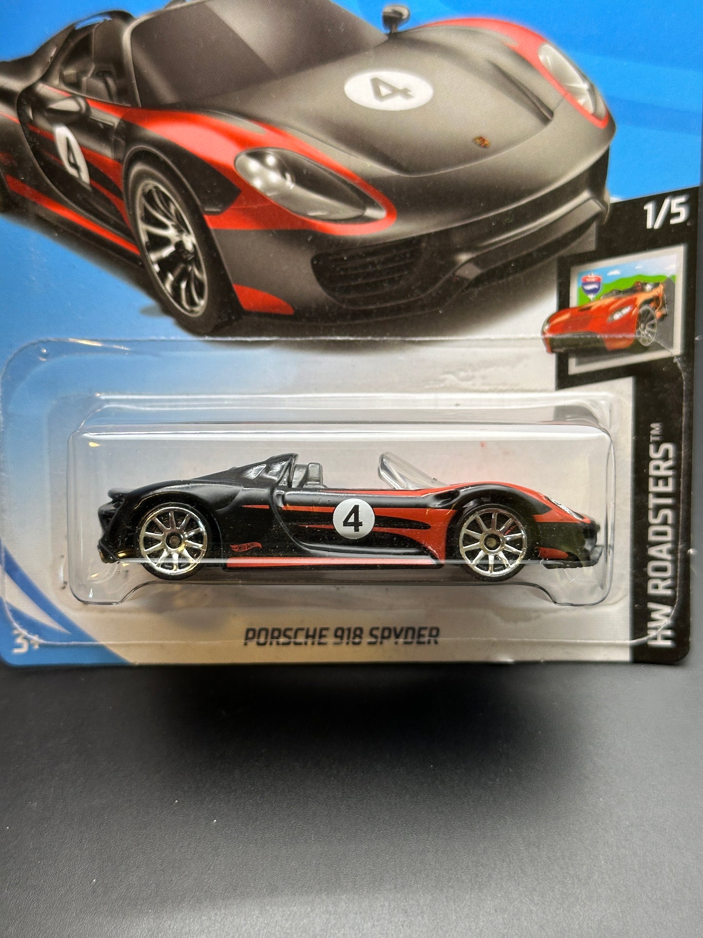 HOT WHEELS - PORSCHE 918 SPYDER (2019) - HW ROADSTER 1/5