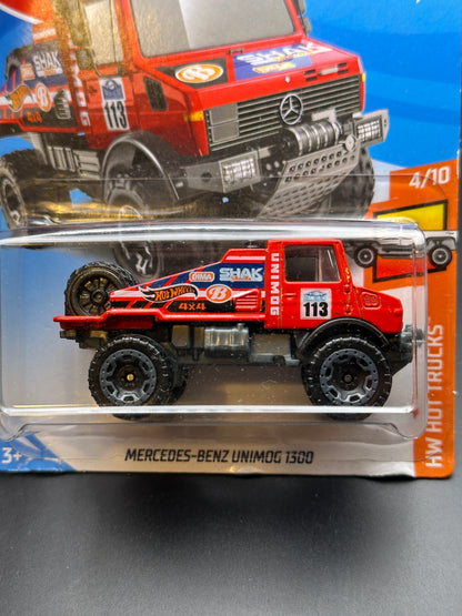 HOT WHEELS - MERCEDES BENZ UNIMOG 1300 (2019) - HW HOT TRUCKS 4/10