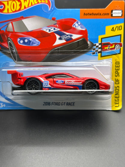 HOT WHEELS - 2016 FORD GT RACE (2018) - HW LEGENDS OF SPEED 4/10
