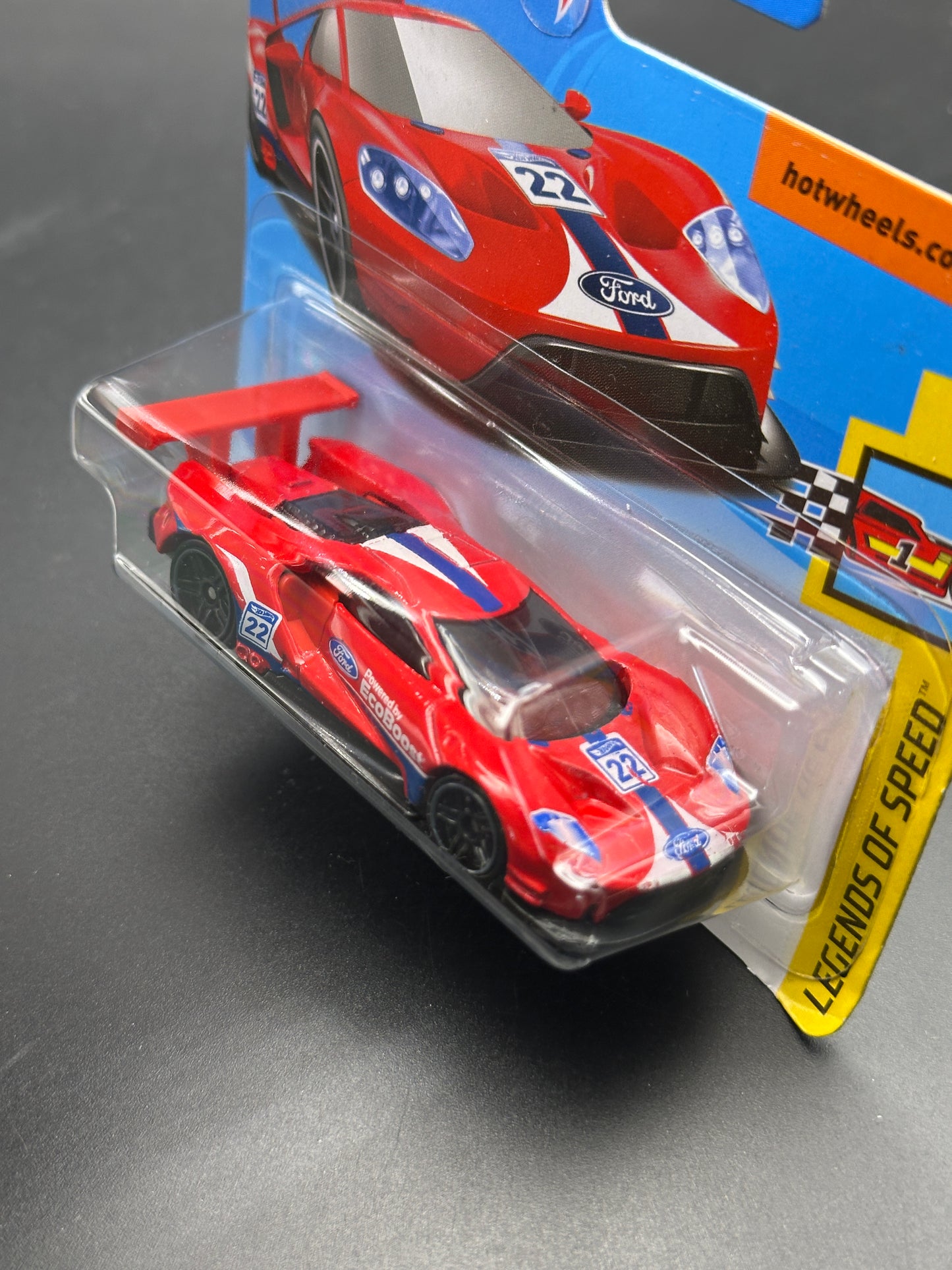 HOT WHEELS - 2016 FORD GT RACE (2018) - HW LEGENDS OF SPEED 4/10