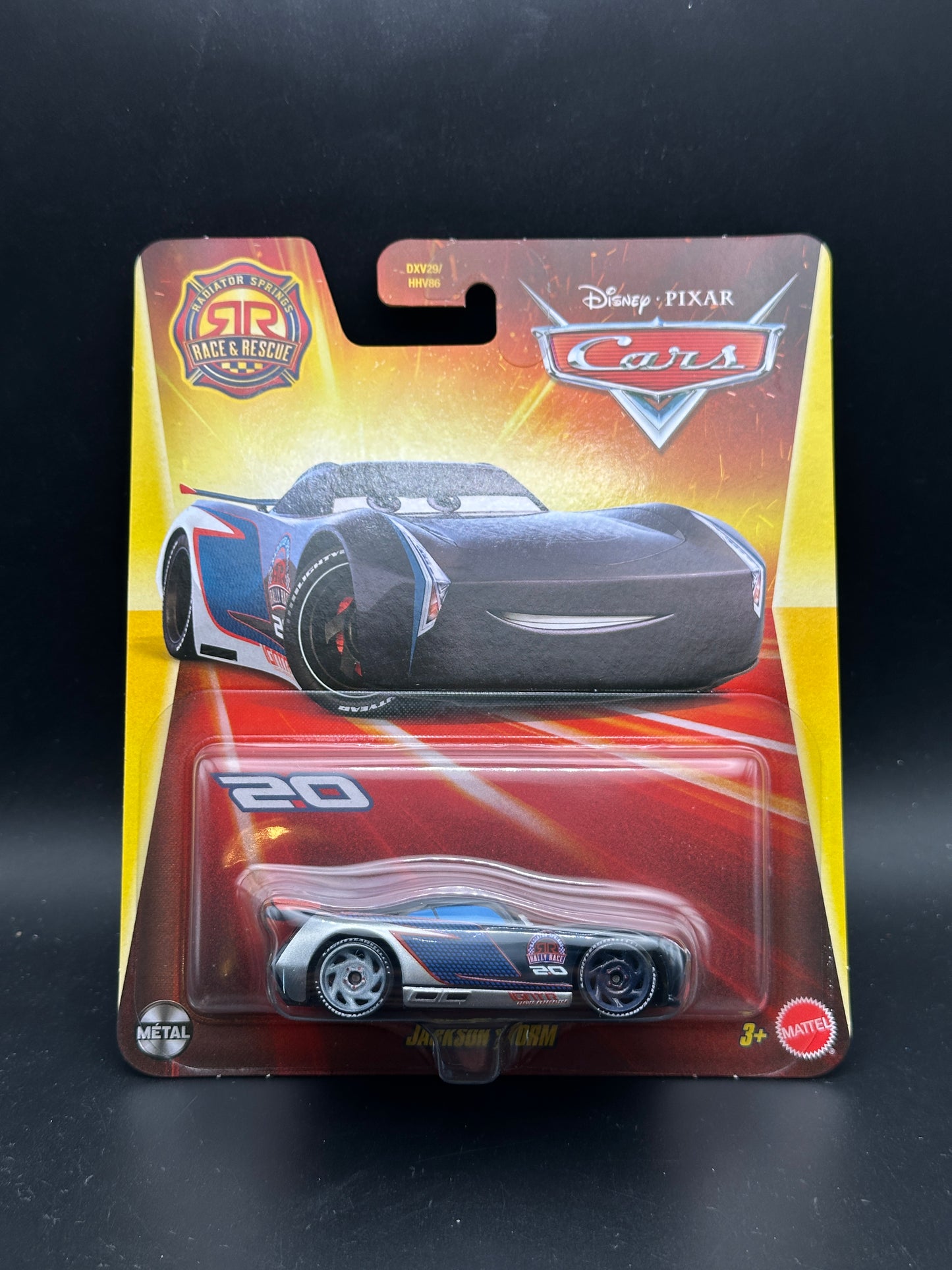 DISNEY PIXAR CARS - JACKSON STORM - RADIATOR SPRINGS RACE AND RESCUE CARS - DIECAST