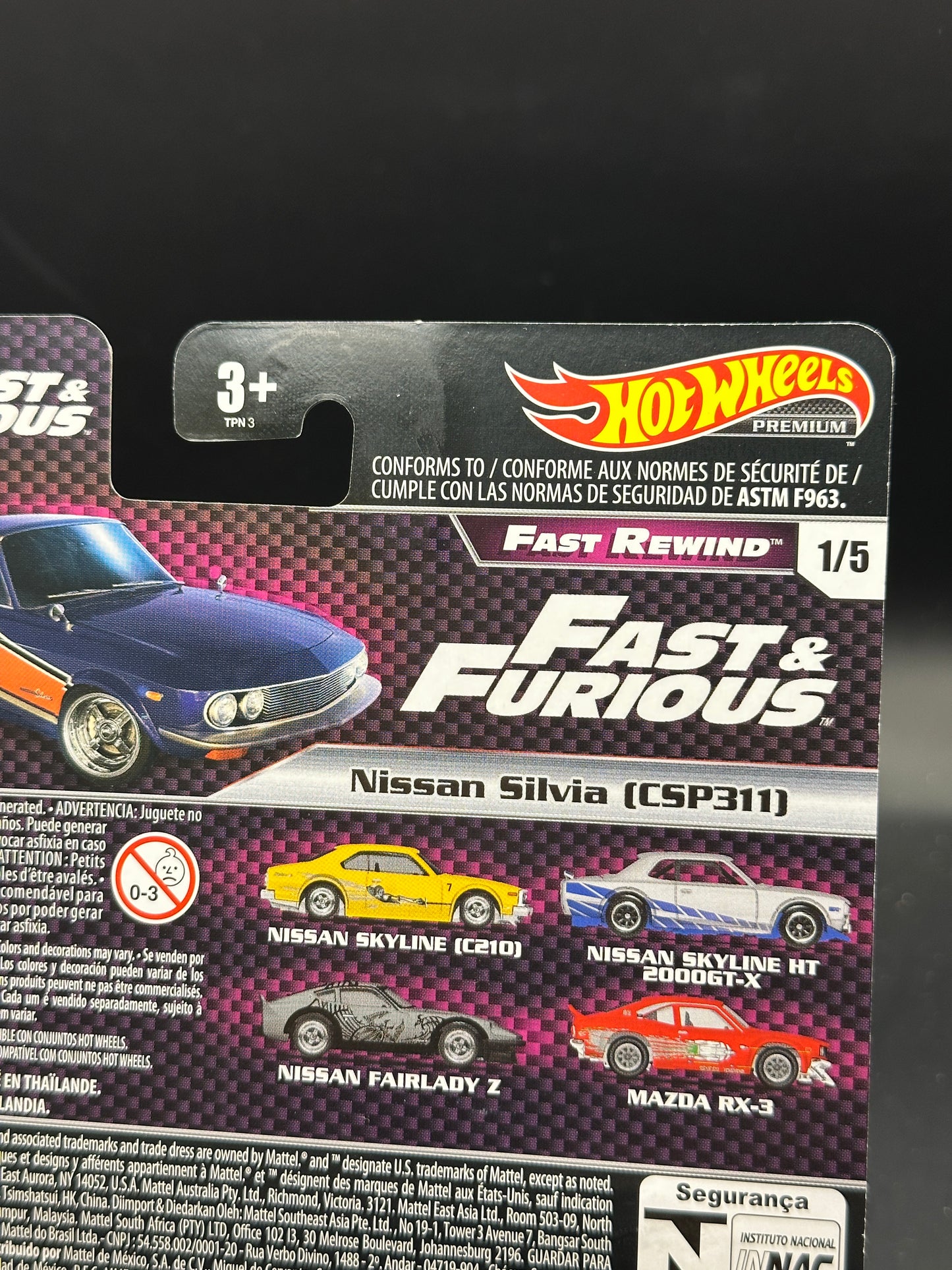 HOT WHEELS - NISSAN SILVIA CSP311 (2019) - FAST AND FURIOUS FAST REWIND 5/5