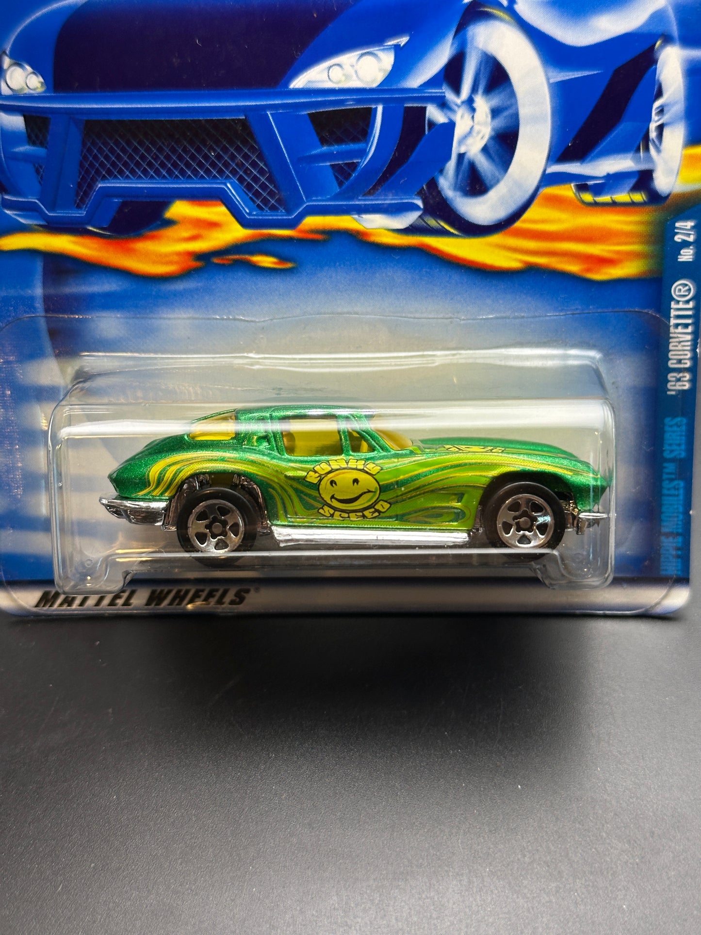 HOT WHEELS - 63 CORVETTE (2001) - HW HIPPIE MOBILES SERIES 2/4