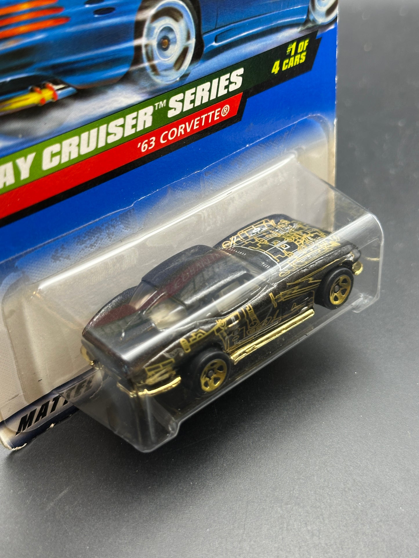 HOT WHEELS - 63 CORVETTE (1999) - HW X-RAY CRUISERS SERIES 1/4