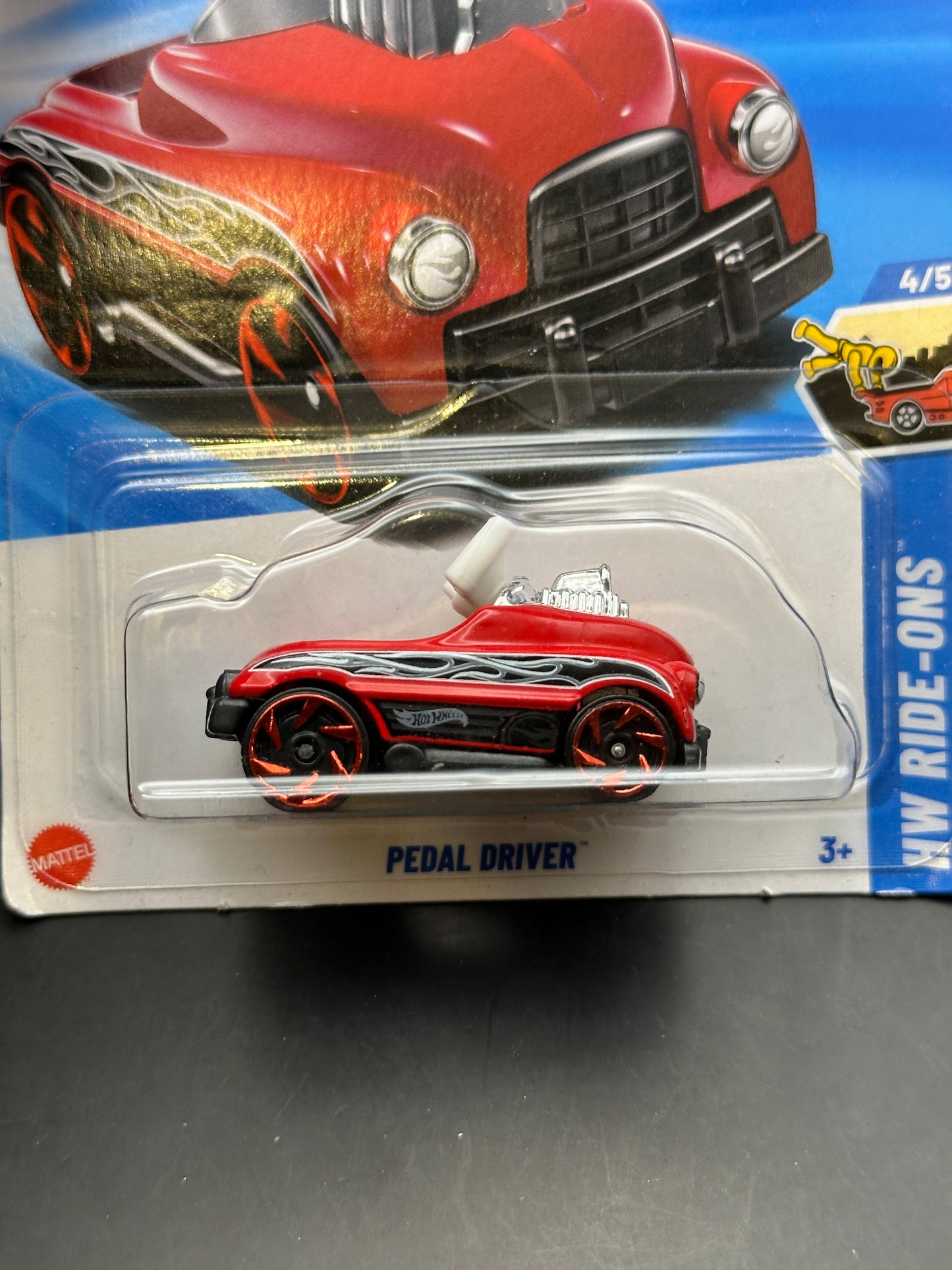 HOT WHEELS - PEDAL DRIVER (2025) - TREASURE HUNT - HW RIDE ONS 4/5