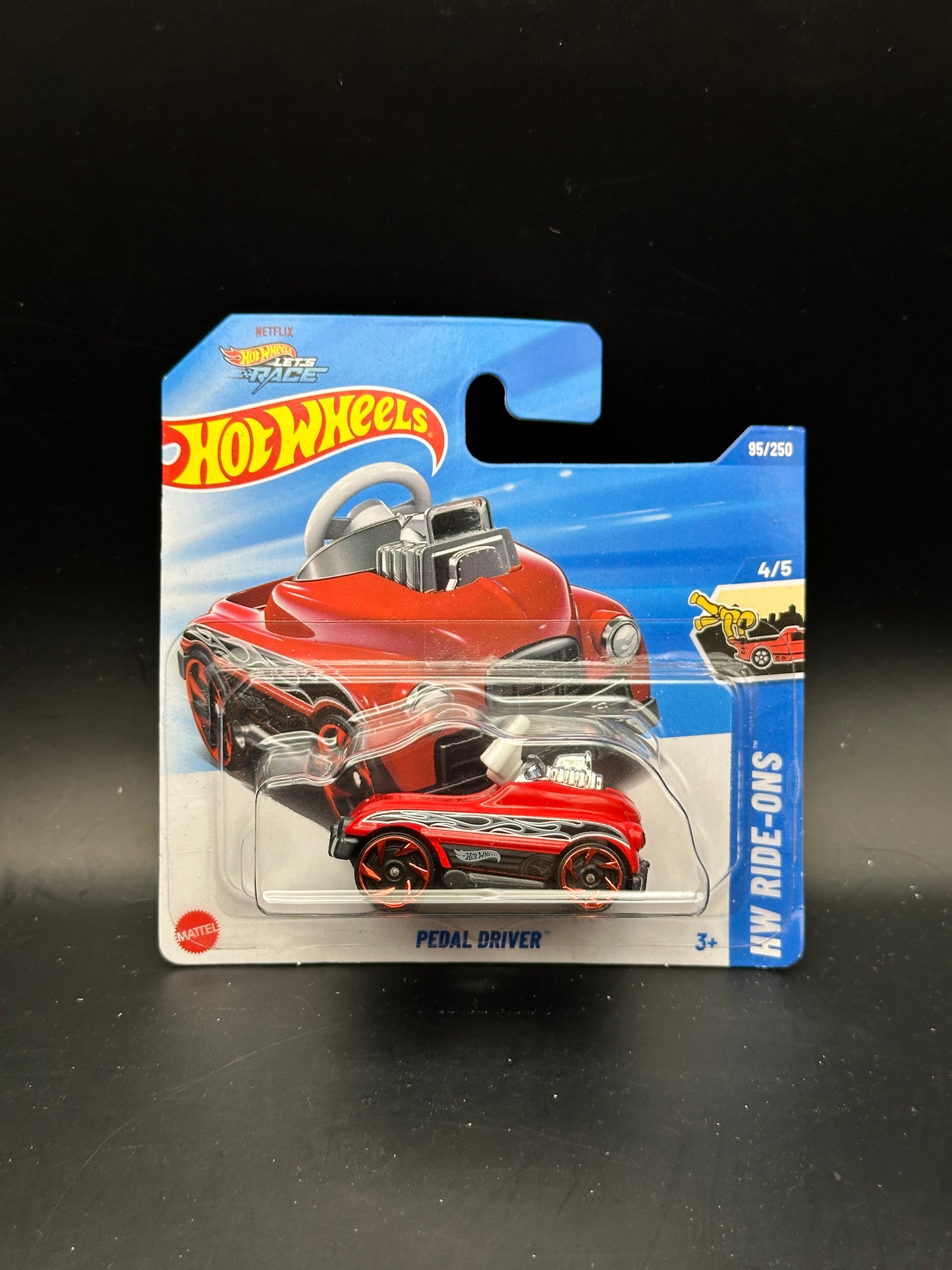 HOT WHEELS - PEDAL DRIVER (2025) - TREASURE HUNT - HW RIDE ONS 4/5