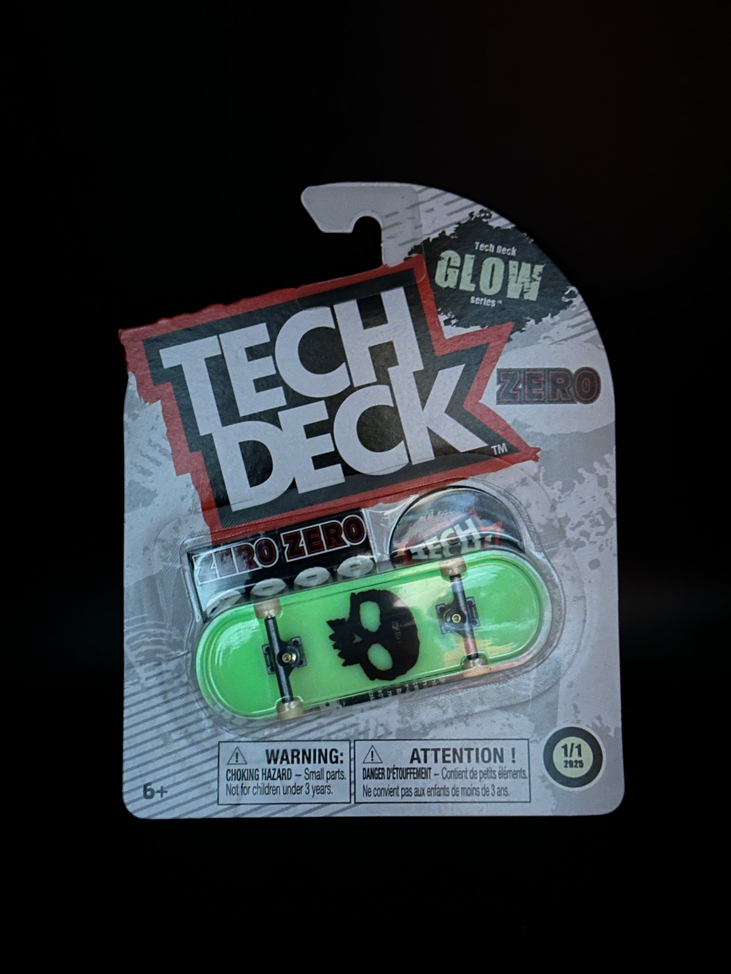 TECH DECK - ZERO GLOW IN THE DARK (2026) - ULTRA RARE 1/1 SKATEBOARD FINGERBOARD