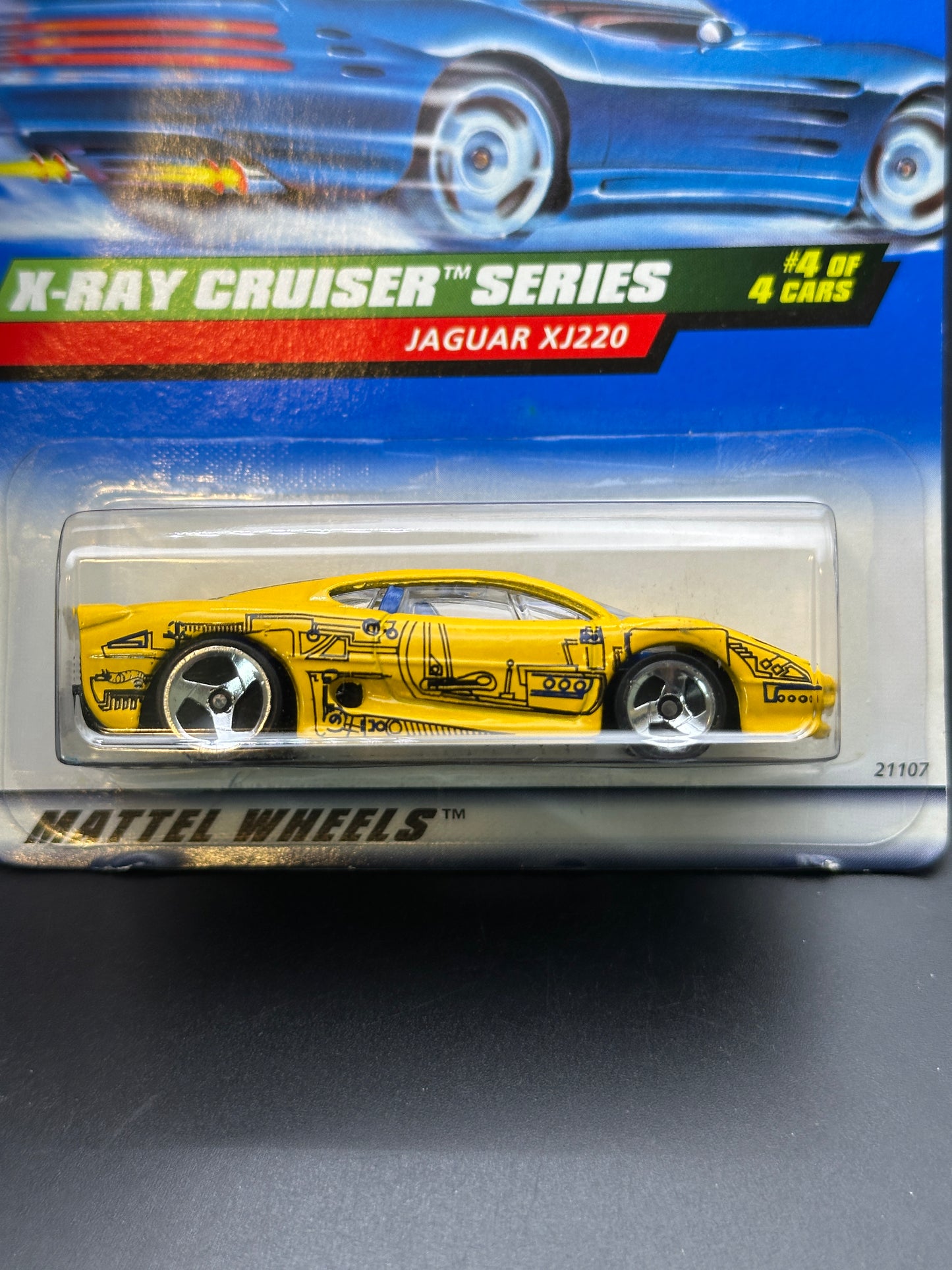 HOT WHEELS - JAGUAR XJ220 (1999) - HW X-RAY CRUISER SERIES 4/4