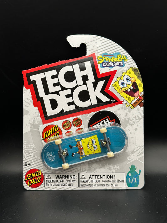 TECH DECK - SPONGEBOB SANTA CRUZ (2026) - RARE 1/1 SKATEBOARD FINGERBOARD