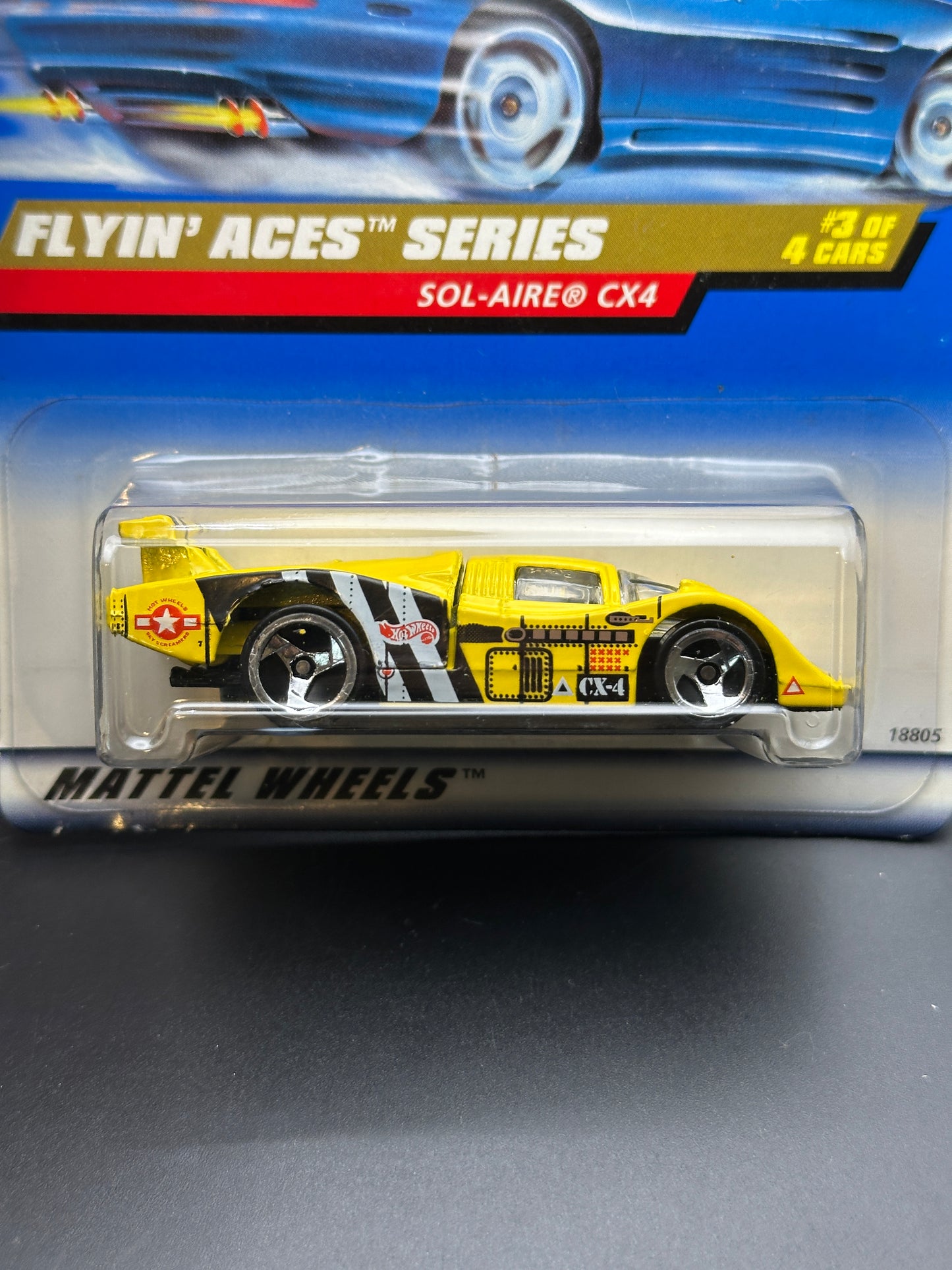 HOT WHEELS - SOL-AIRE CX4 (1998) - HW FLYIN ACES SERIES 3/4