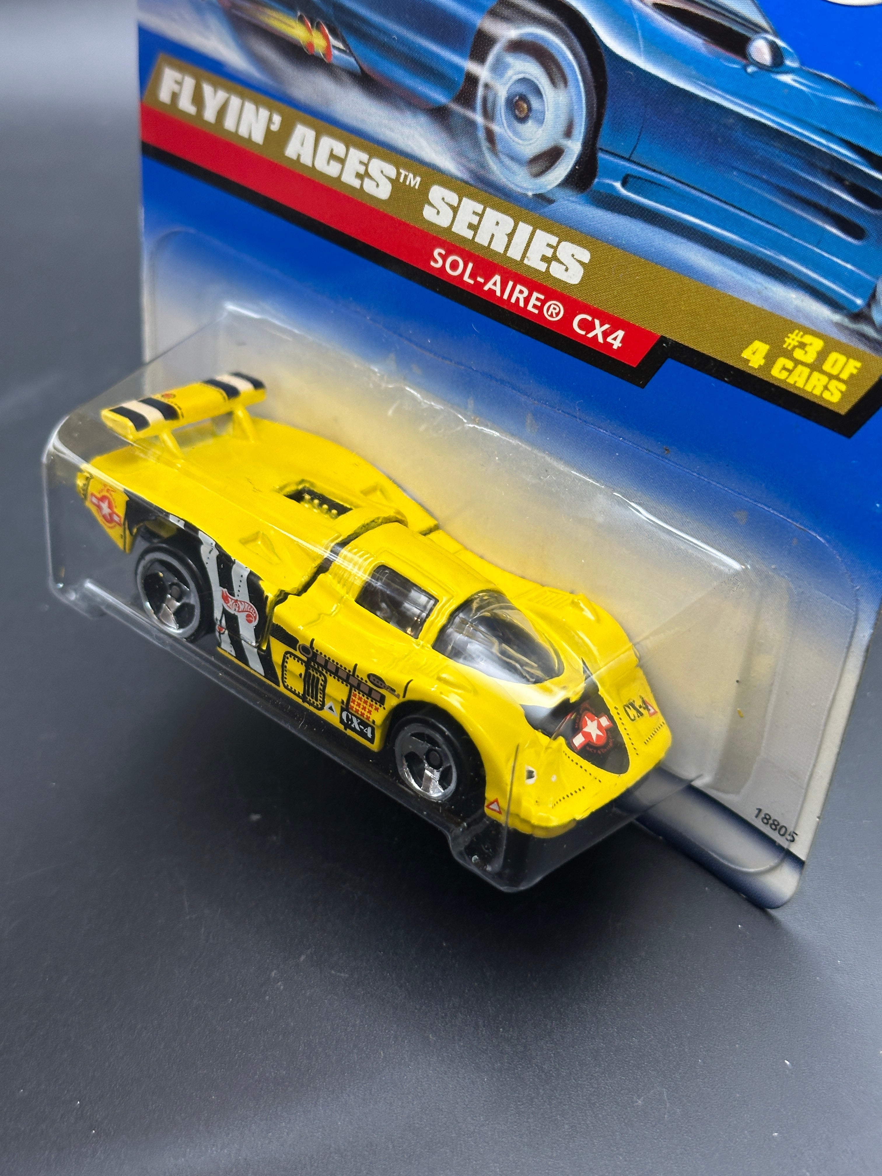 HOT WHEELS - SOL-AIRE CX4 (1998) - HW FLYIN ACES SERIES 3/4