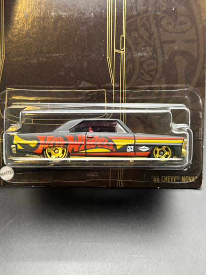HOT WHEELS - 66 CHEVY NOVA (2023) - 55th ANNIVERSARY BLACK & YELLOW 5/6