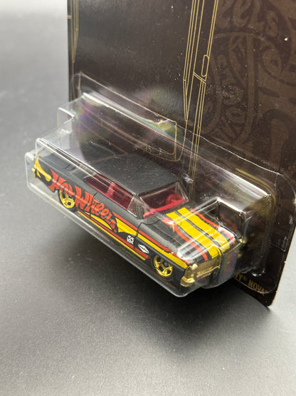 HOT WHEELS - 66 CHEVY NOVA (2023) - 55th ANNIVERSARY BLACK & YELLOW 5/6