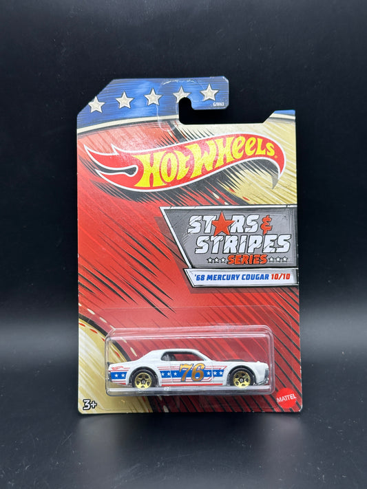 HOT WHEELS - 68 MERCURY COUGAR (2020) - STARS AND STRIPES SERIES 10/10