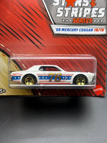 HOT WHEELS - 68 MERCURY COUGAR (2020) - STARS AND STRIPES SERIES 10/10
