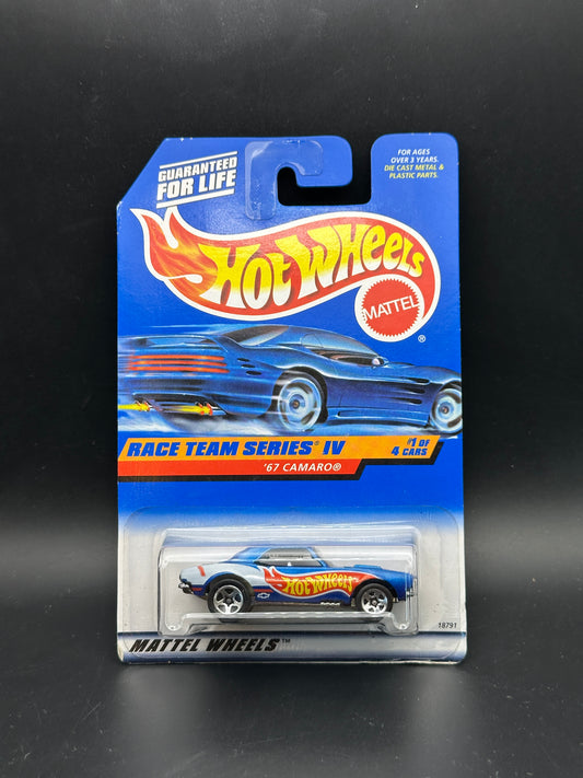 HOT WHEELS - 67 CAMARO (1998) - HW RACE TEAM SERIES IV 1/4
