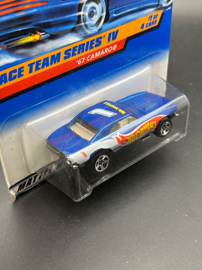 HOT WHEELS - 67 CAMARO (1998) - HW RACE TEAM SERIES IV 1/4
