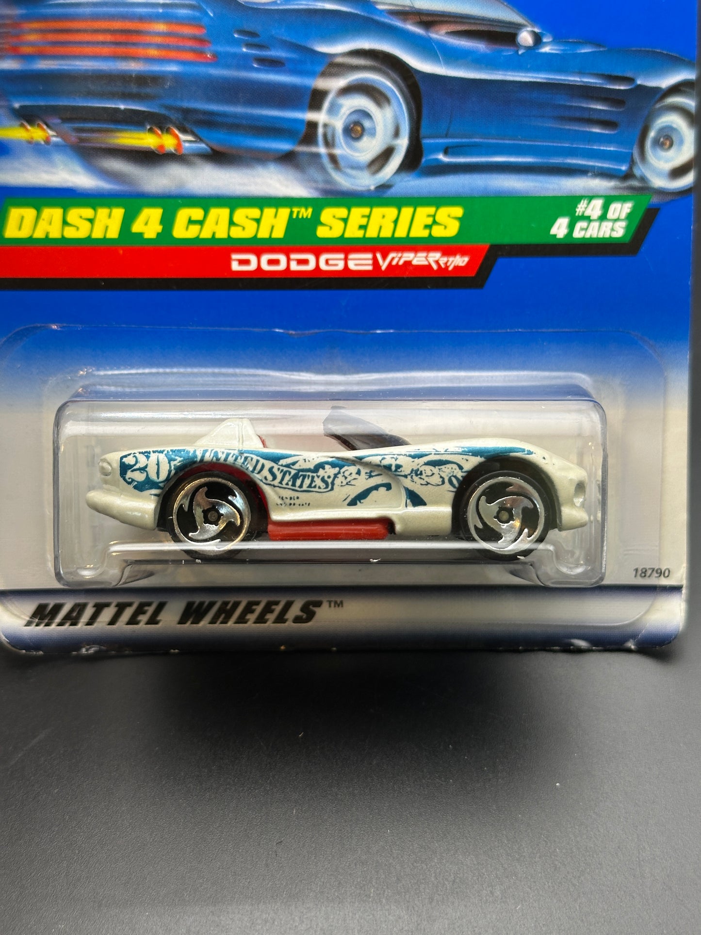 HOT WHEELS - DODGE VIPER RT/10 (1998) - HW DASH 4 CASH SERIES 4/4