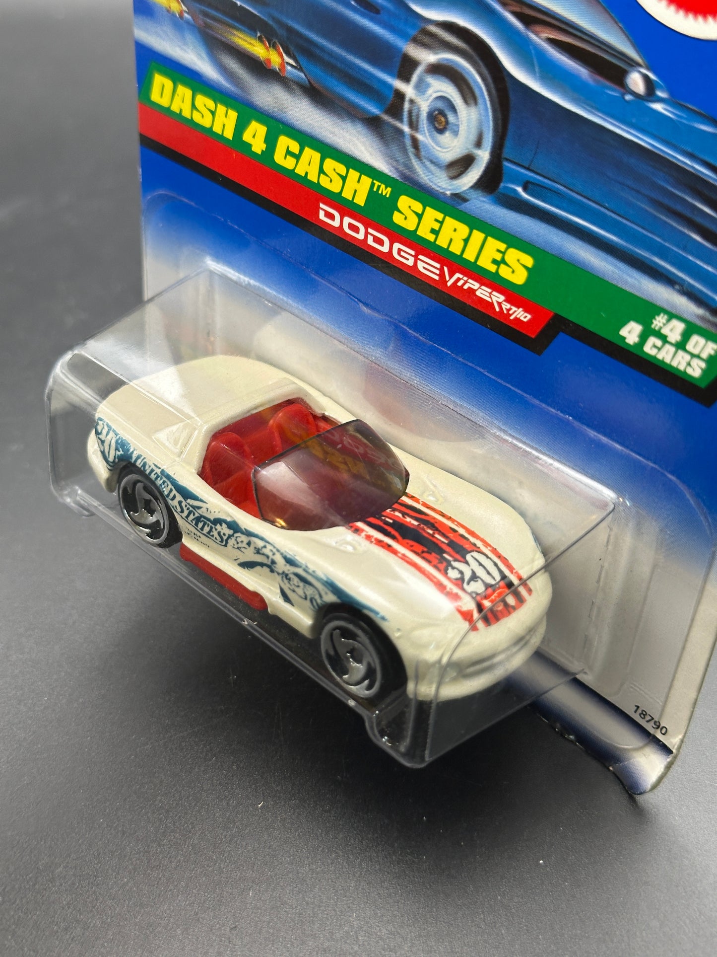 HOT WHEELS - DODGE VIPER RT/10 (1998) - HW DASH 4 CASH SERIES 4/4