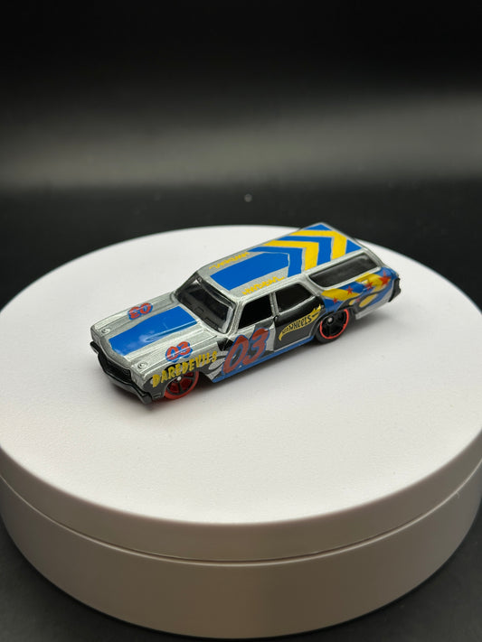 HOT WHEELS - 70 CHEVELLE SS WAGON (2018) - HW DAREDEVILS 1/5 - LOOSE