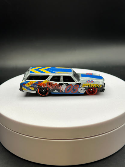 HOT WHEELS - 70 CHEVELLE SS WAGON (2018) - HW DAREDEVILS 1/5 - LOOSE