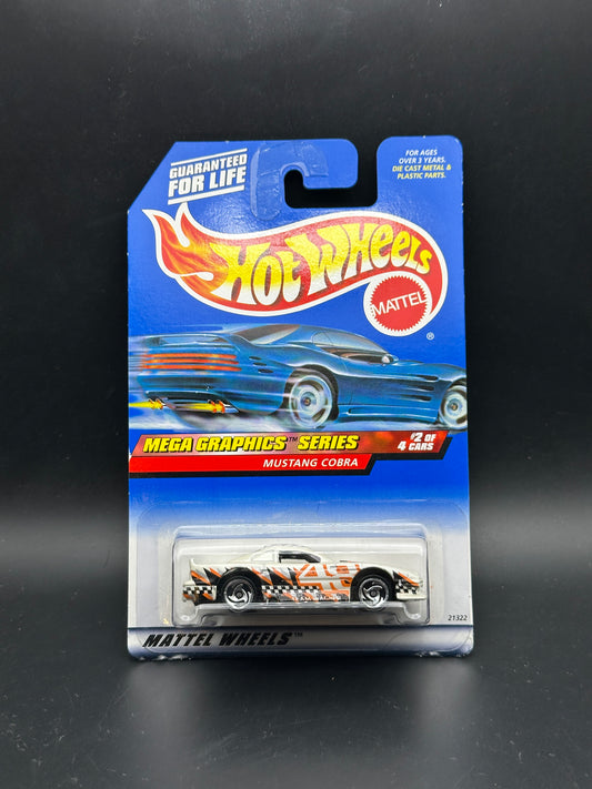HOT WHEELS - MUSTANG COBRA (1999) - HW MEGA GRAPHICS SERIES 2/4
