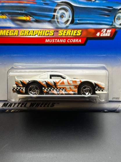 HOT WHEELS - MUSTANG COBRA (1999) - HW MEGA GRAPHICS SERIES 2/4