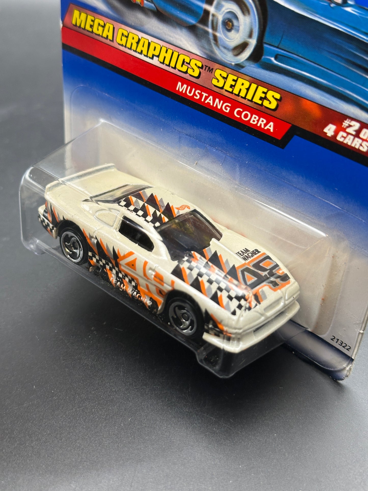 HOT WHEELS - MUSTANG COBRA (1999) - HW MEGA GRAPHICS SERIES 2/4